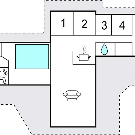 Hébergement de vacances Stunning In With Sauna